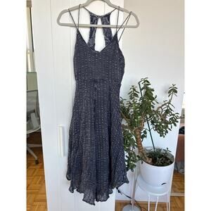 Anthropologie HD In Paris Flowy Harbor Texture Jumpsuit Romper Dressy, Size 4